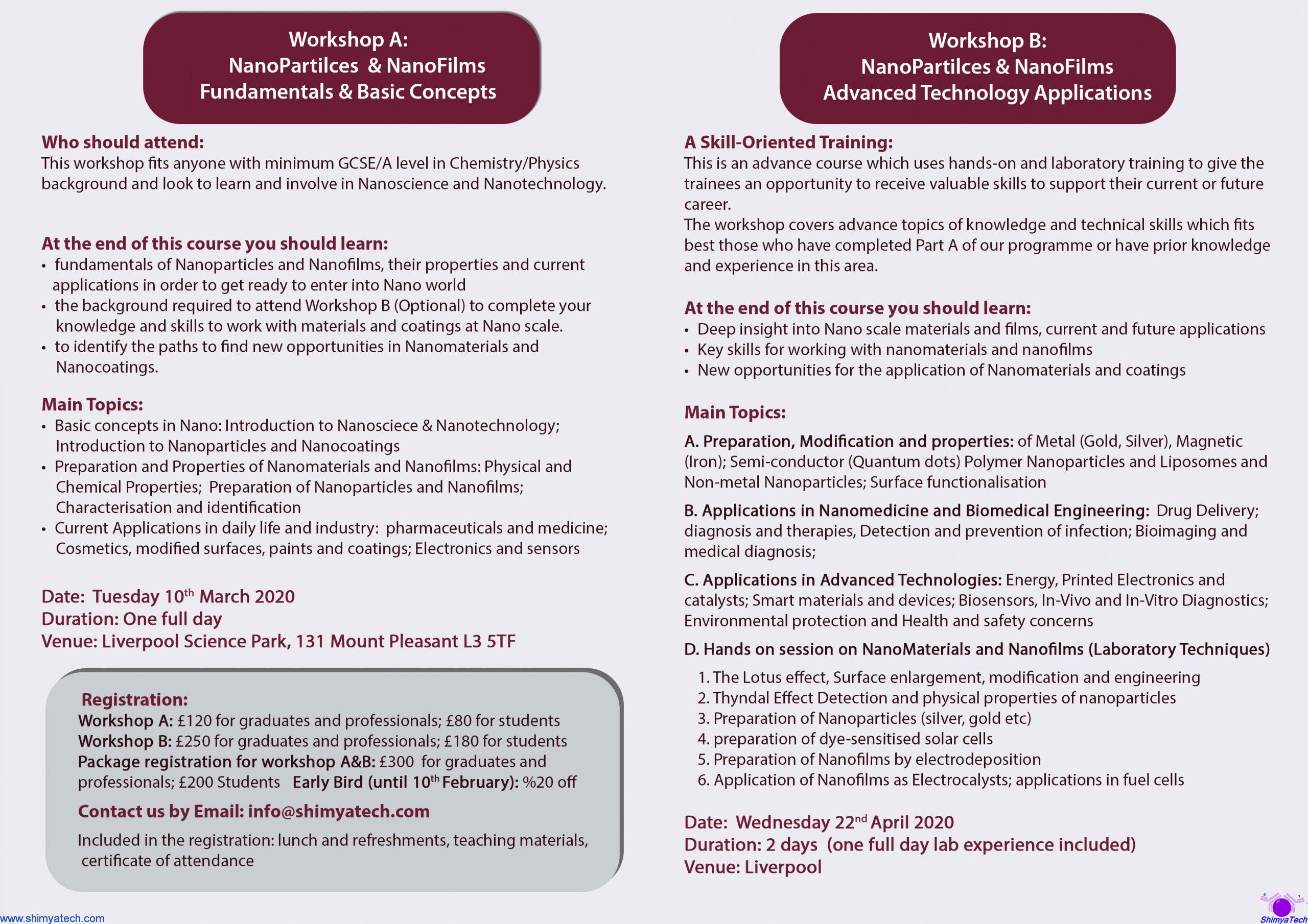 Welcome to NanoWorld - Training Programme - Leaflet2